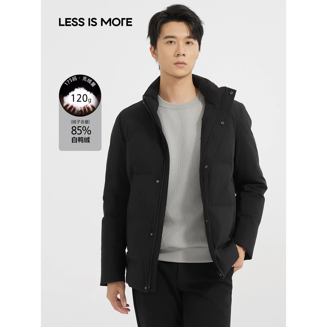 【利郎商务净版白鸭绒三防羽绒】Lilanz/利郎羽绒中长款(A4DRF924)