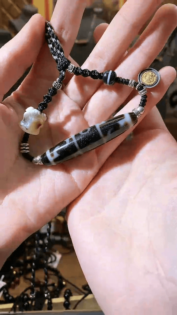 【闪购商品】玛瑙/玉髓颈饰未镶嵌H06434多样性莲师锁骨链