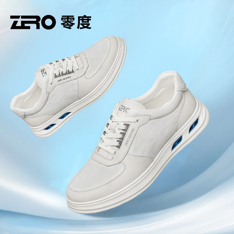 [复古运动]零度男鞋2025夏季新款休闲鞋舒适透气软底真皮舒适潮鞋