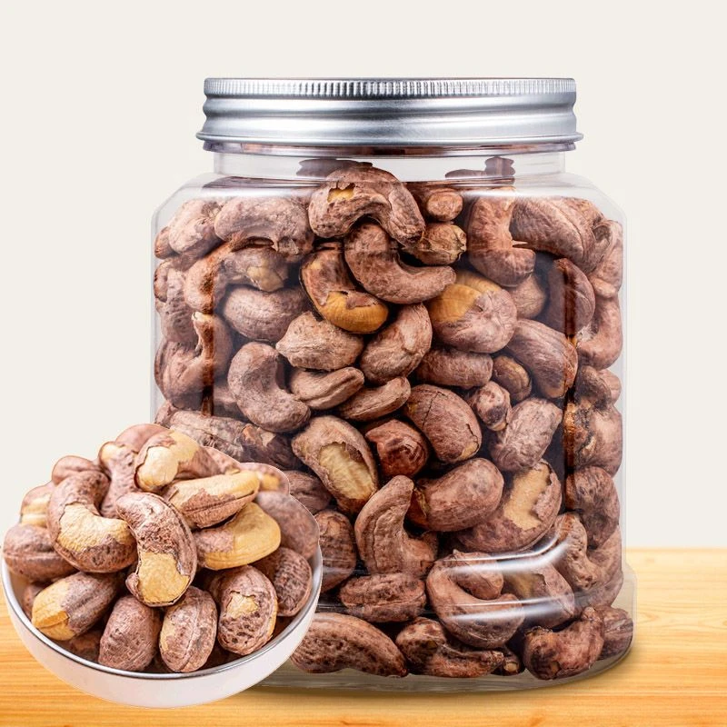 带皮腰果紫衣带皮腰果罐装腰果零食腰果坚果零食虎皮酥脆精选年货