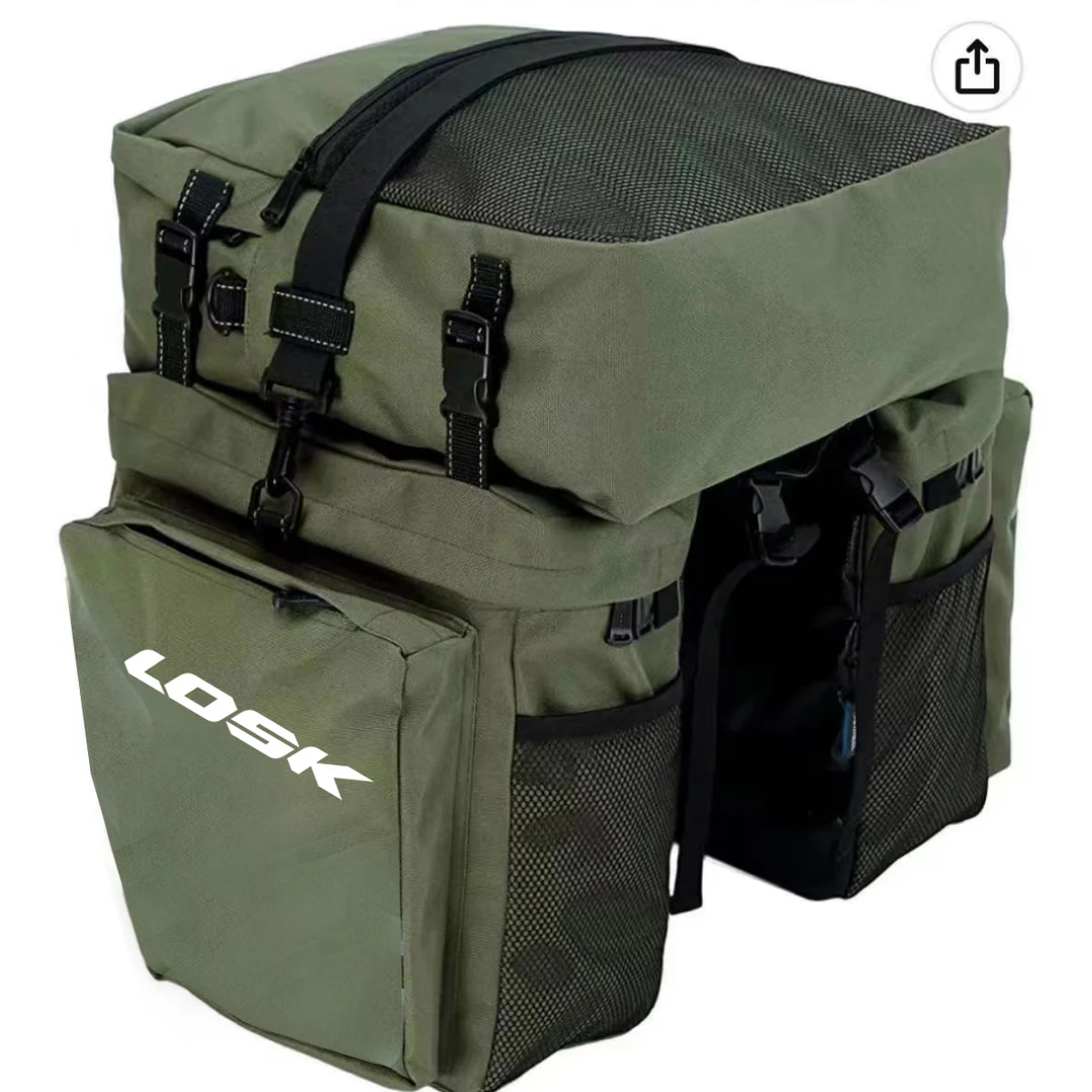 长途旅行电助力高品质自行车驮包骑行驼包