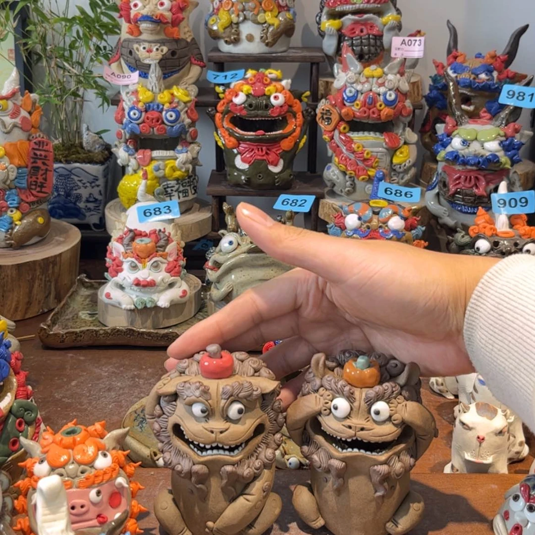 【闪购商品】陶瓷泥塑小****~