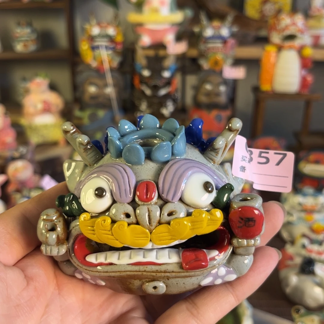 泥塑纯手工茶宠摆件