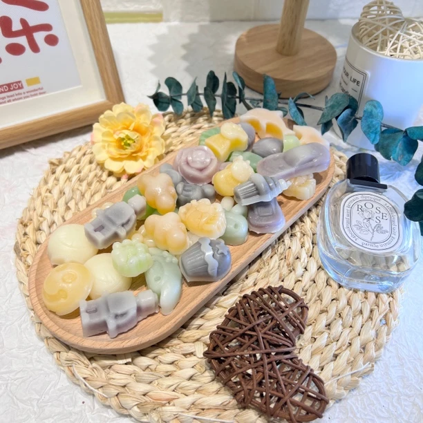 【蜡瓶糖款】纯手工DIY制成果酱夹心蜡瓶糖 蜡制摆件 颜色随机金w