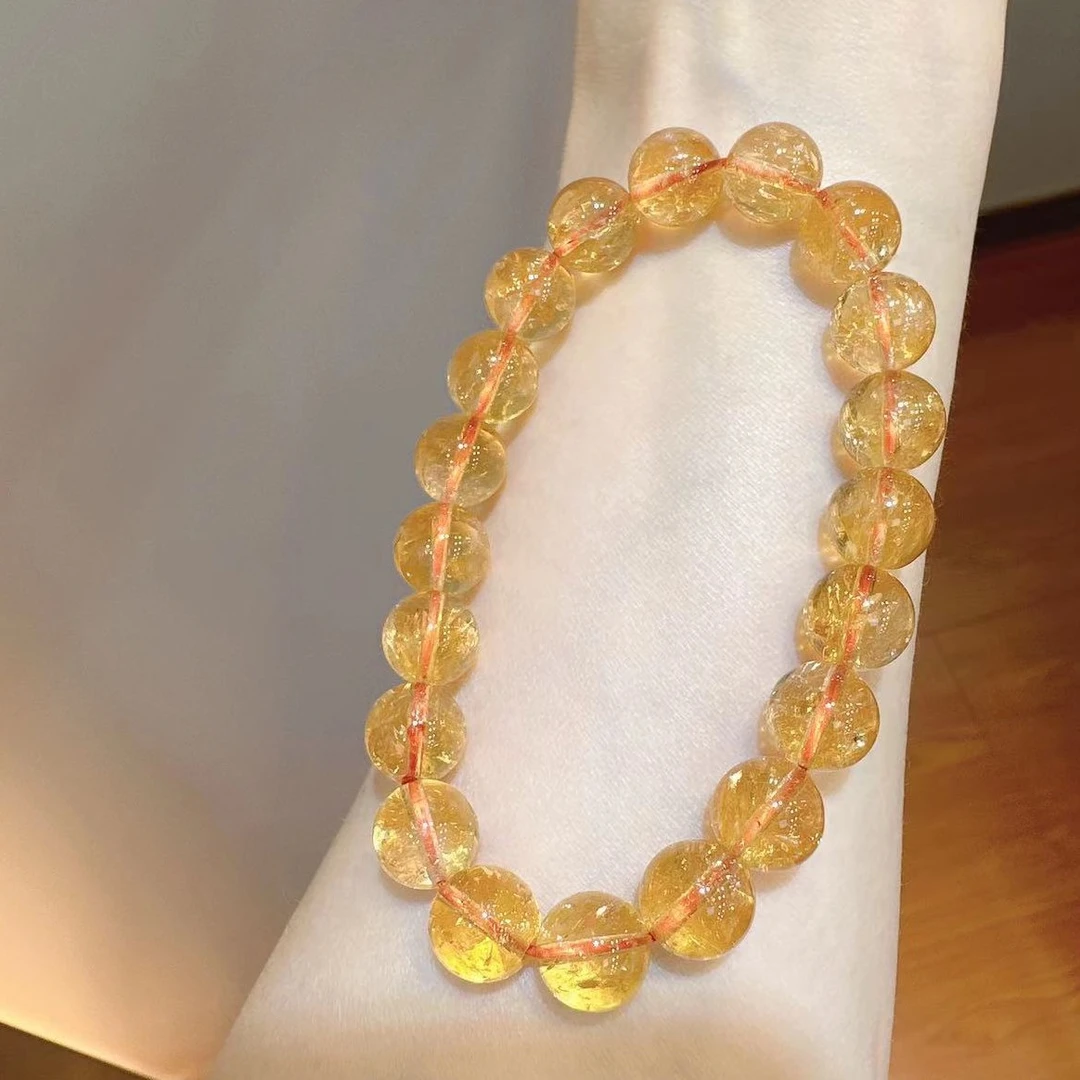 黄水晶手串HNZ3674