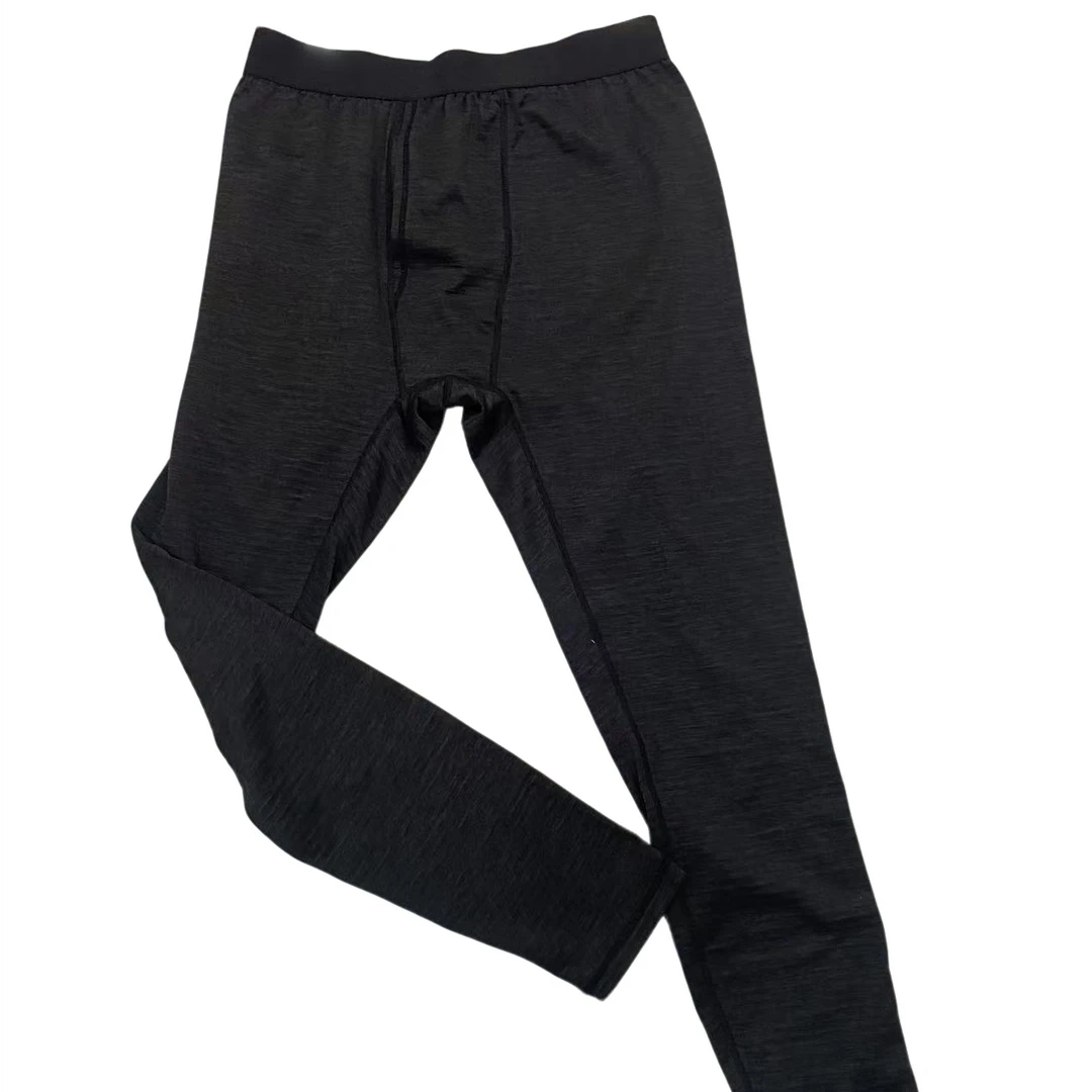 GETSPORTY华夫格绒保暖男士秋裤打底秋冬季