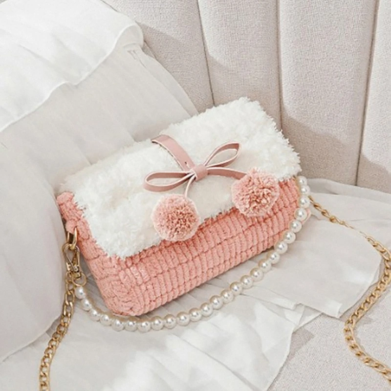 情人节手工编织包包diy自制材料包针织制作七夕礼物送女友斜挎包