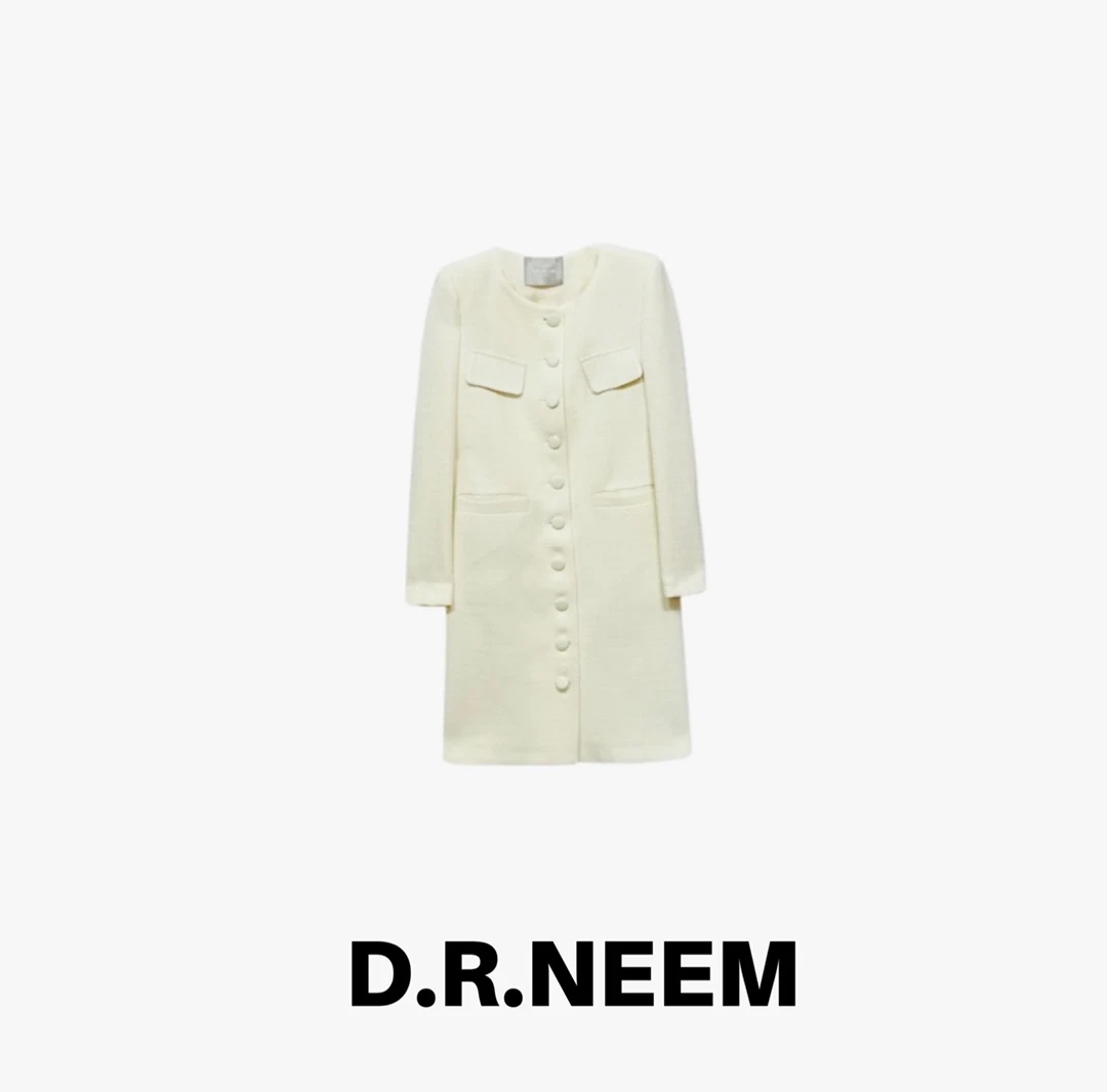 DRN 包扣小香外套连衣裙