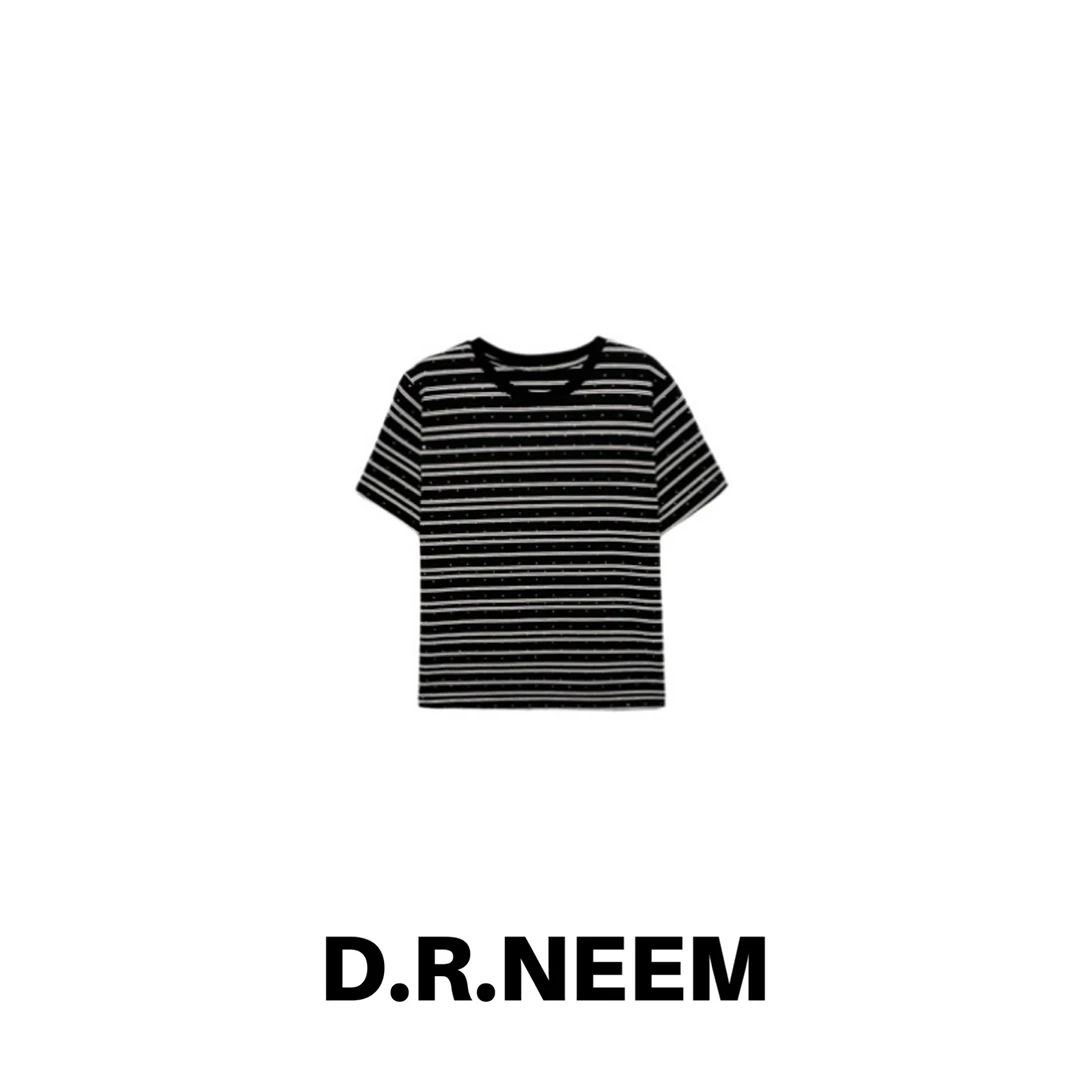 DRN 闪闪条纹T恤