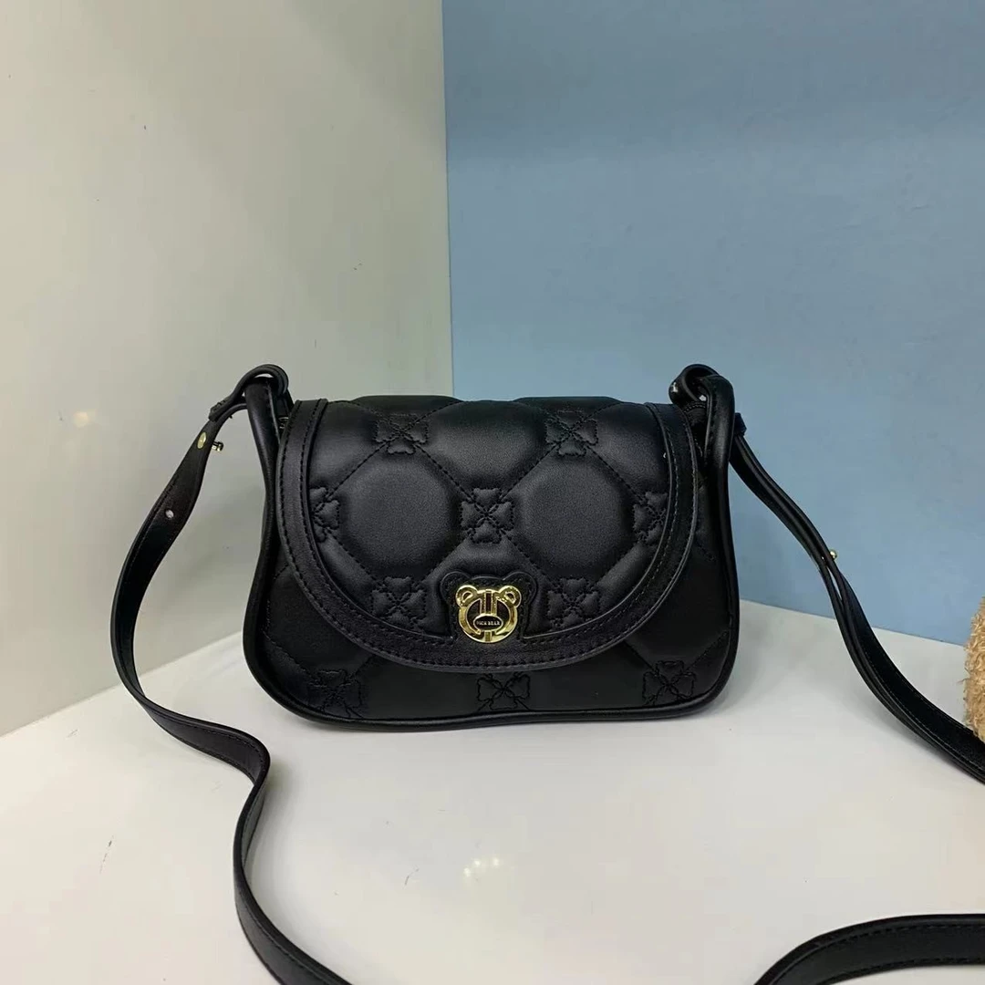 DICK BEAR/迪克熊9305新款时尚翻盖单肩斜挎包