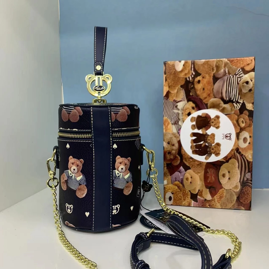 DICK BEAR/迪克熊9184新款收藏版礼盒圆柱包