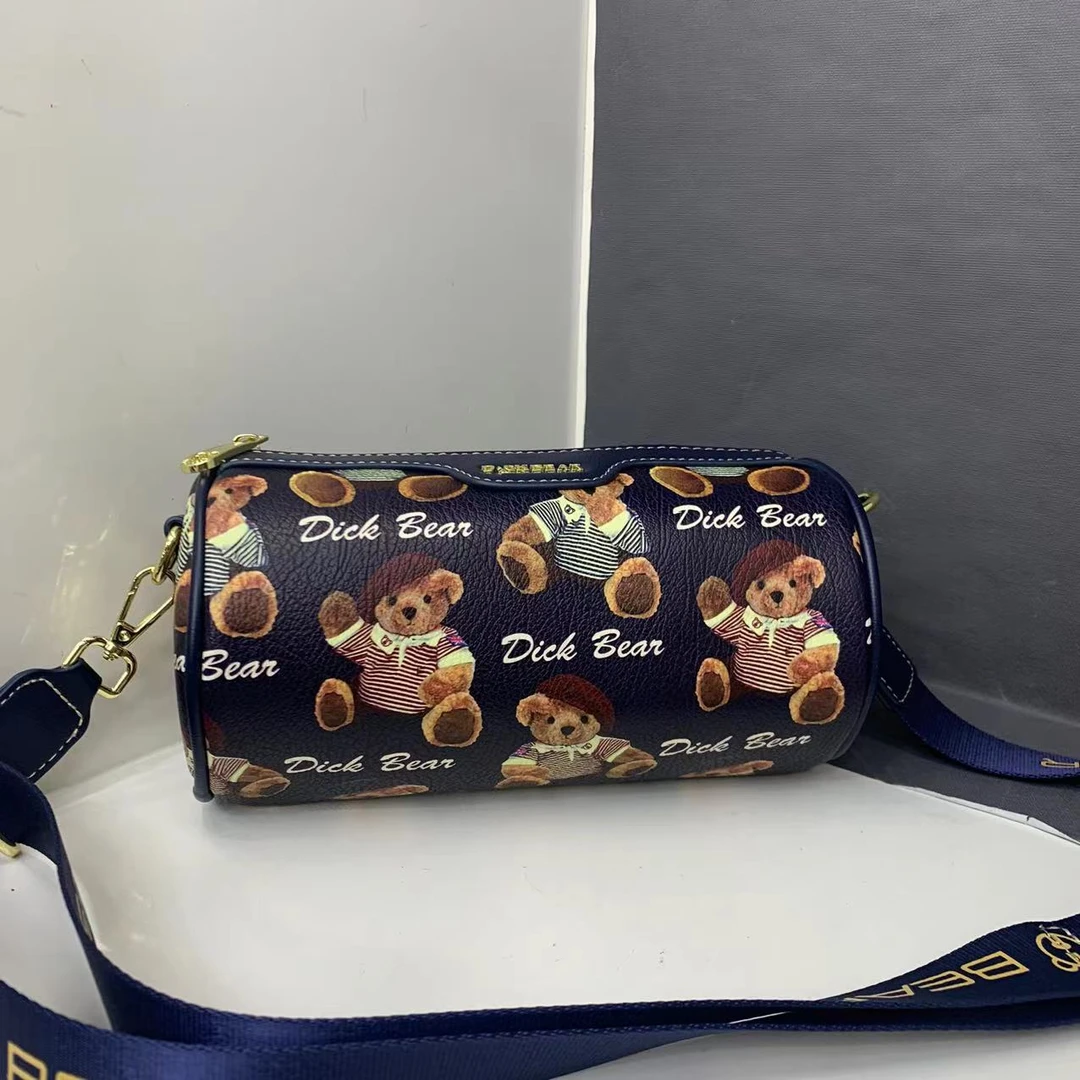 DICK BEAR/迪克熊9833夏季新款时尚宽肩带腰鼓包女士单肩百搭包