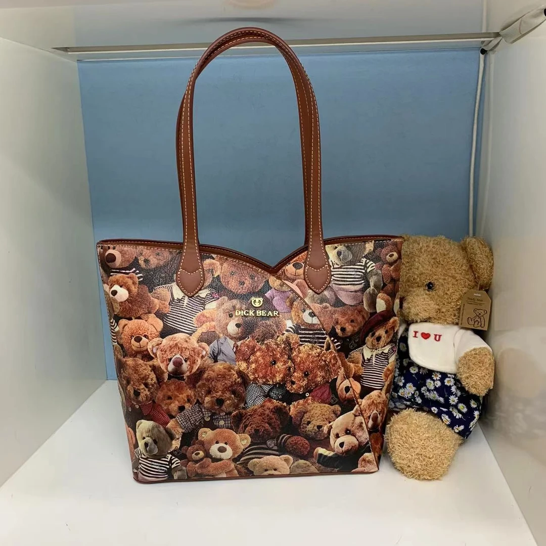 DICK BEAR/迪克熊9236新款时尚花瓣腋下托特包