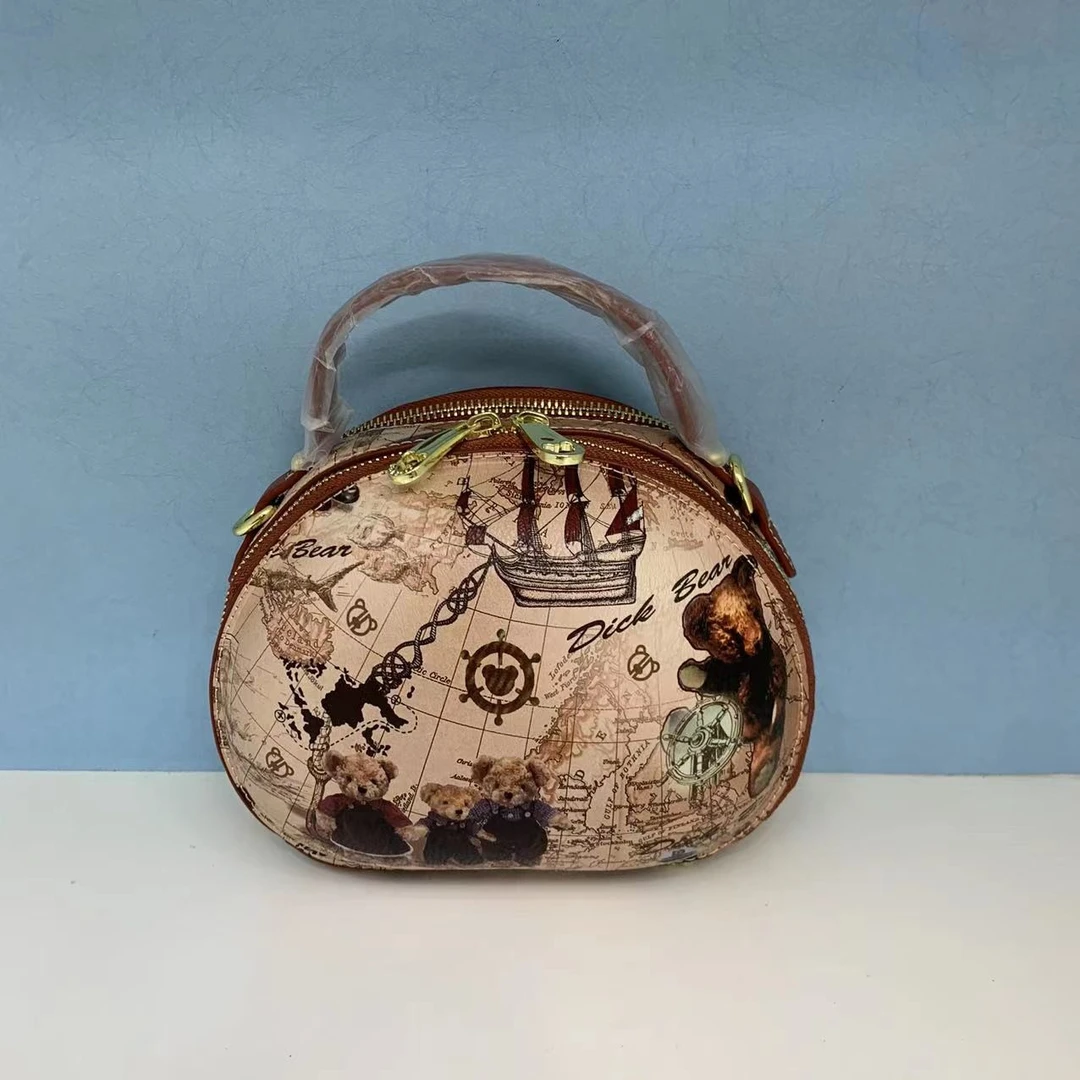 DICK BEAR/迪克熊90648新款时尚手提斜挎豆豆包