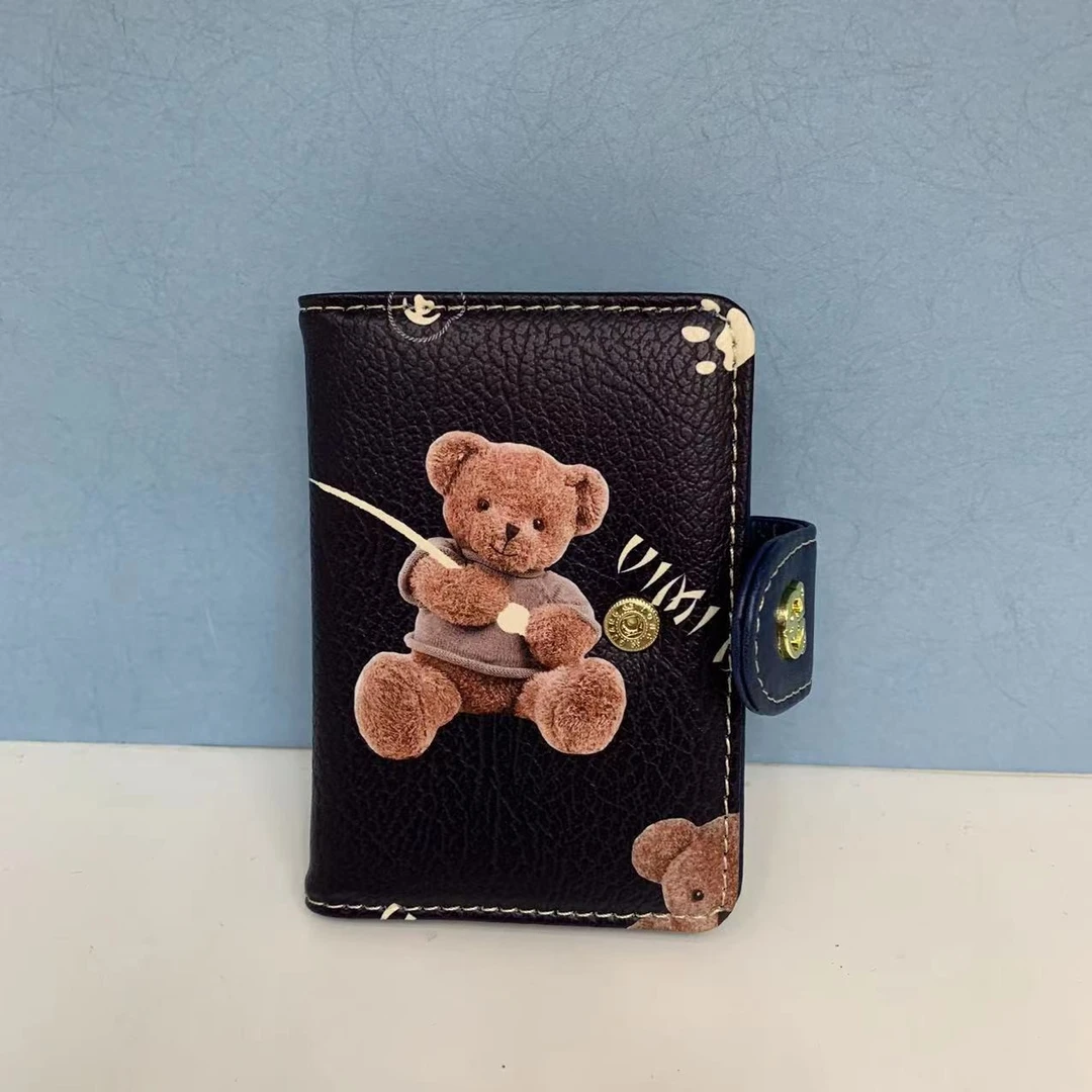 DICK BEAR/迪克熊1093新款时尚简约20页翻页卡包卡通短款