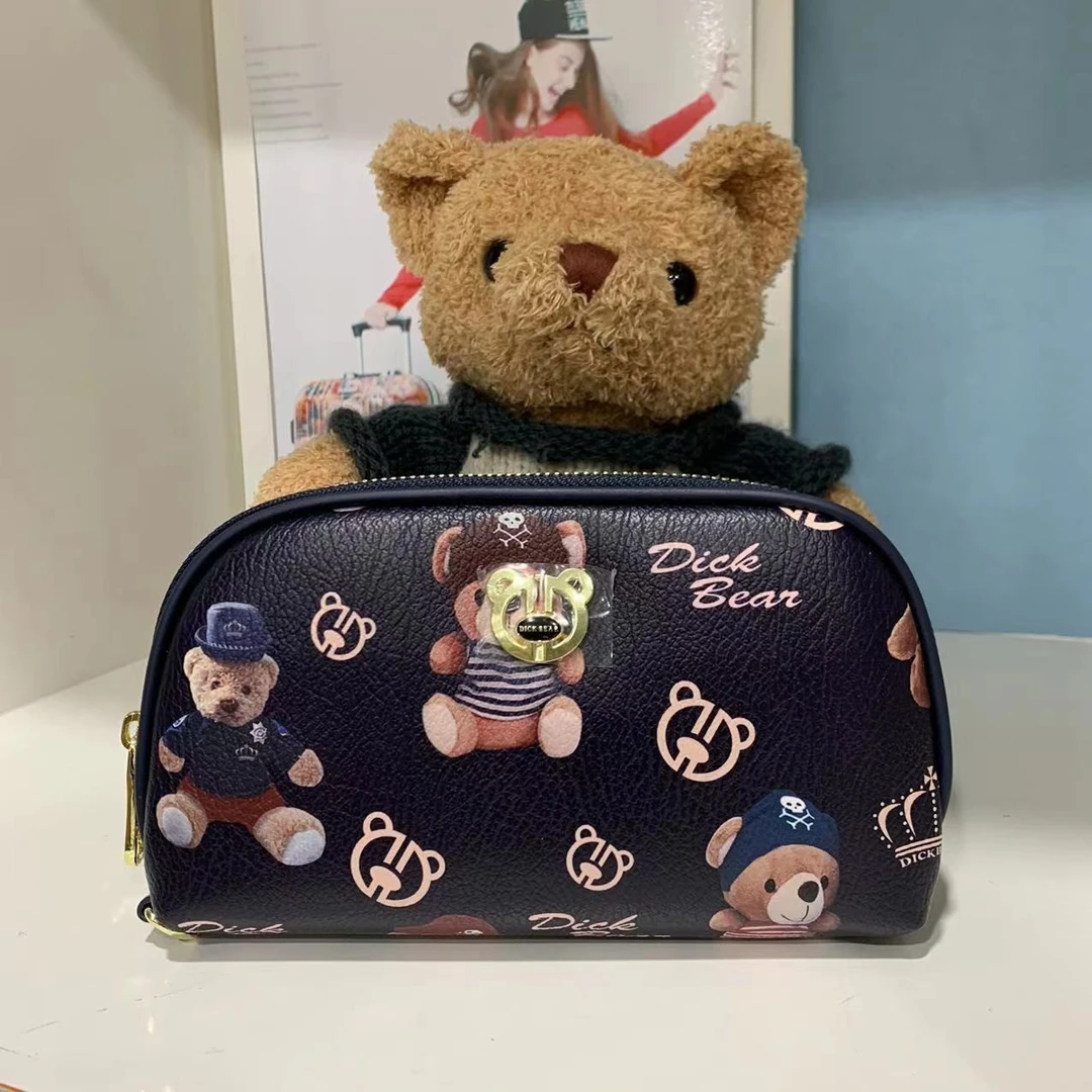 DICK BEAR/迪克熊9317新款时尚多隔层手拿包女士卡通百搭