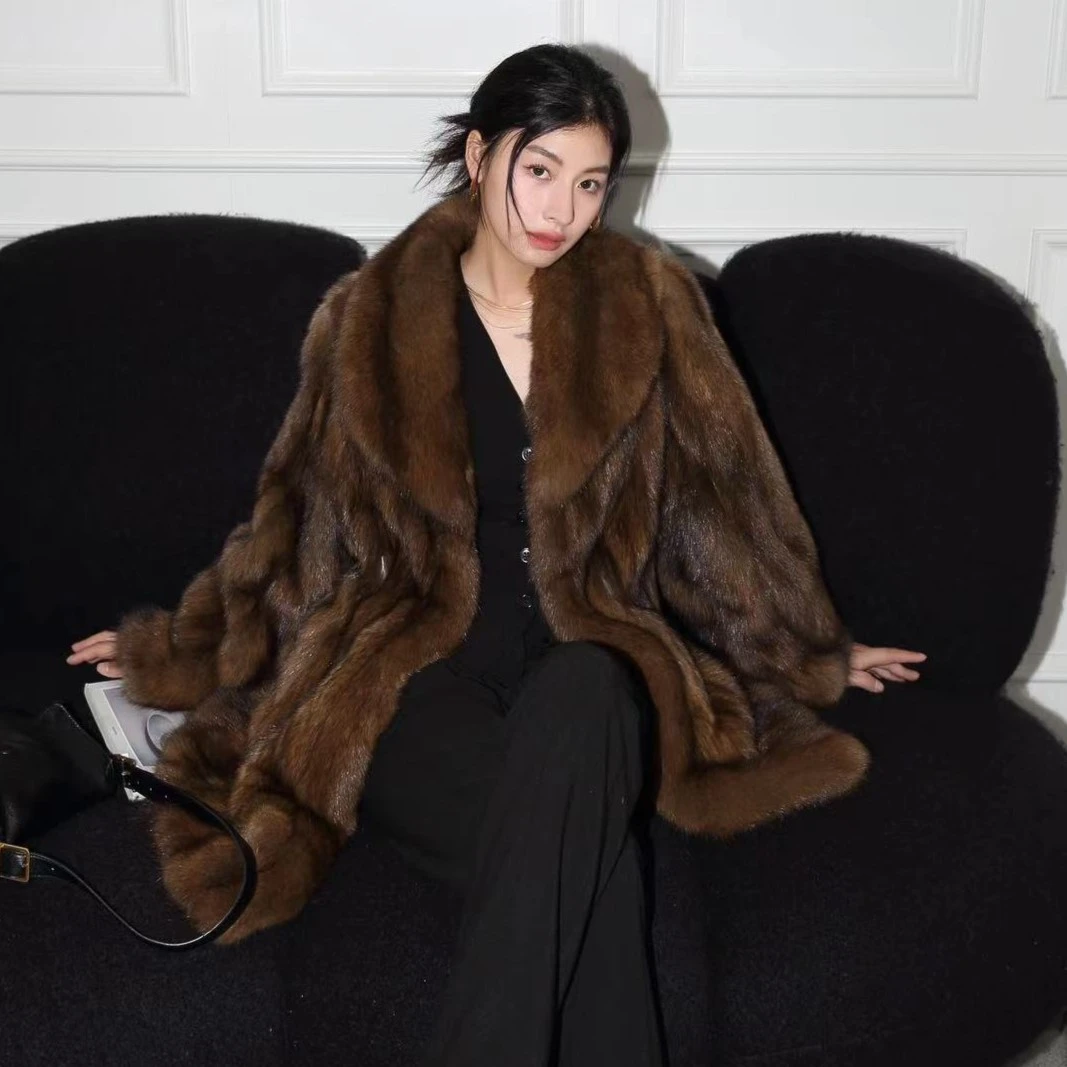 【EMOFUR】设计师款皮草-全抽刀83055