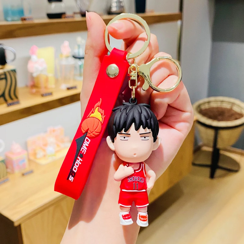 创意灌篮高手挂件樱木花道流川枫篮球钥匙扣可爱情侣小礼品挂饰