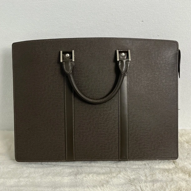 95新 LouisVuitton/路易威登 3601/2794男士棕色全皮手提公文包