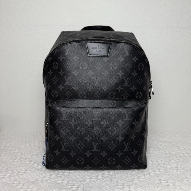 95新 LouisVuitton/路易威登 3981/芯片款阿波罗黑老花双肩包