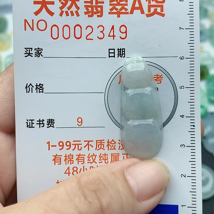 翡翠颈饰未镶嵌吊坠