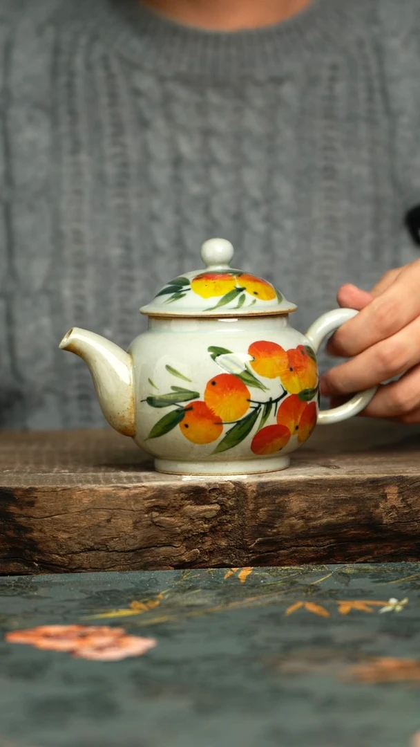 【闪购商品】杯釉下彩手工手绘同款陶器