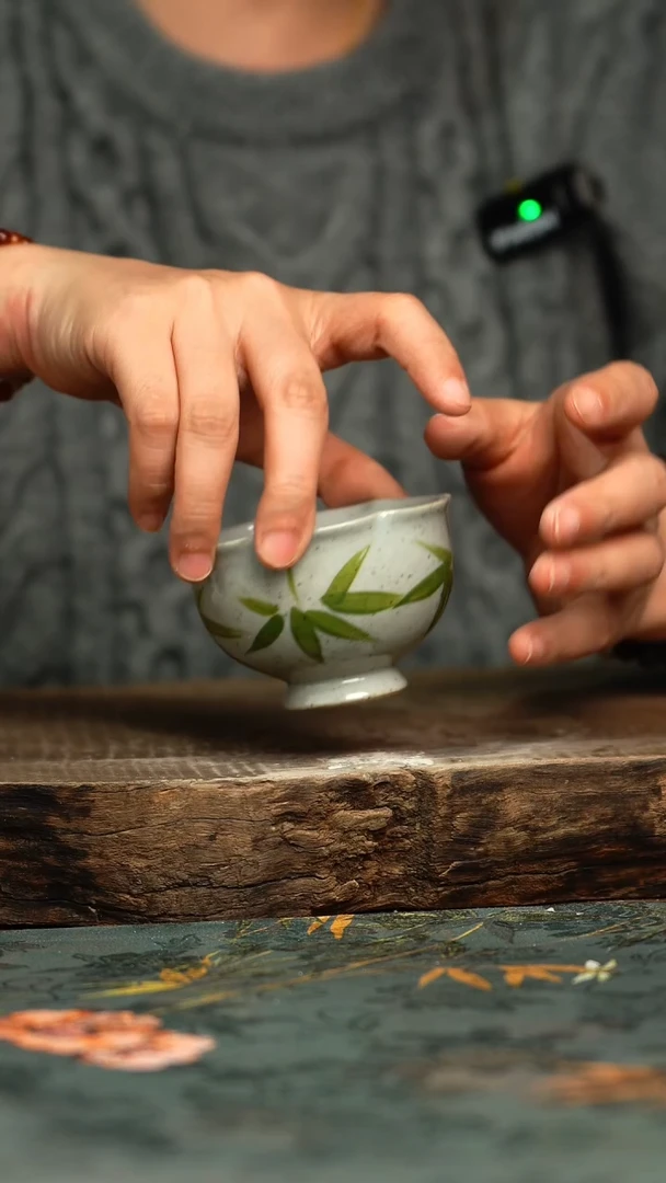 【闪购商品】杯釉下彩手工手绘同款陶器