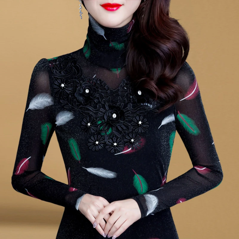 【品牌正品】3070上衣女百搭打底衫2024女新款保暖女加绒加厚