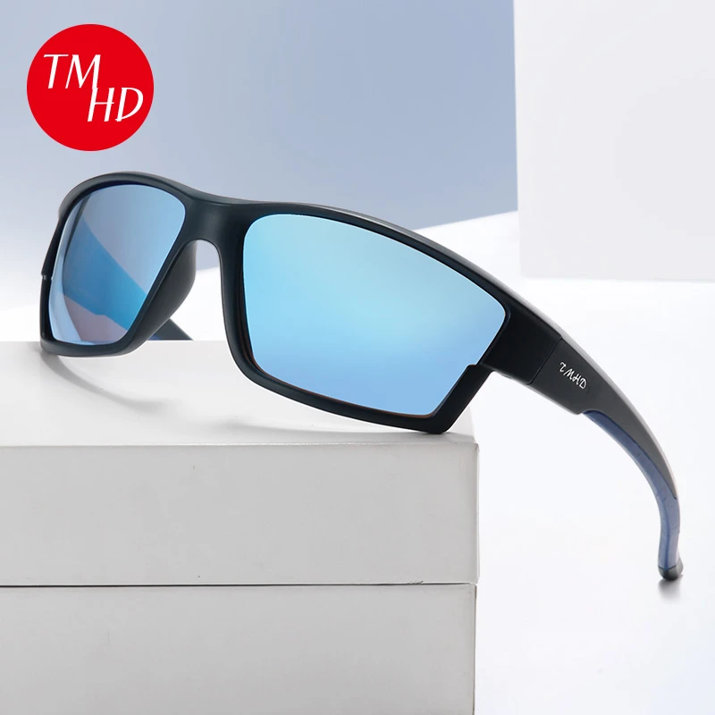 TMHDP019偏光太阳镜开车钓鱼跑步跑马路亚防紫外线遮阳防晒炫彩男