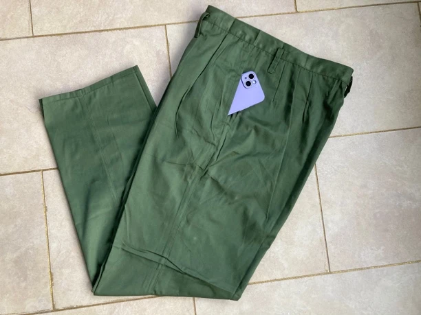 正装裤 草绿色涤卡大档冬裤的卡宽档工装裤结实耐穿休闲