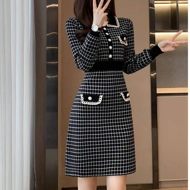 （直播过款为准）复古显瘦气质时尚针织上衣101-200