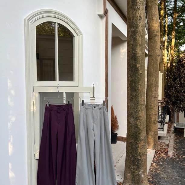 【赵小小yimao】75183 夏季韩版宽松显瘦直筒大卷边休闲裤女