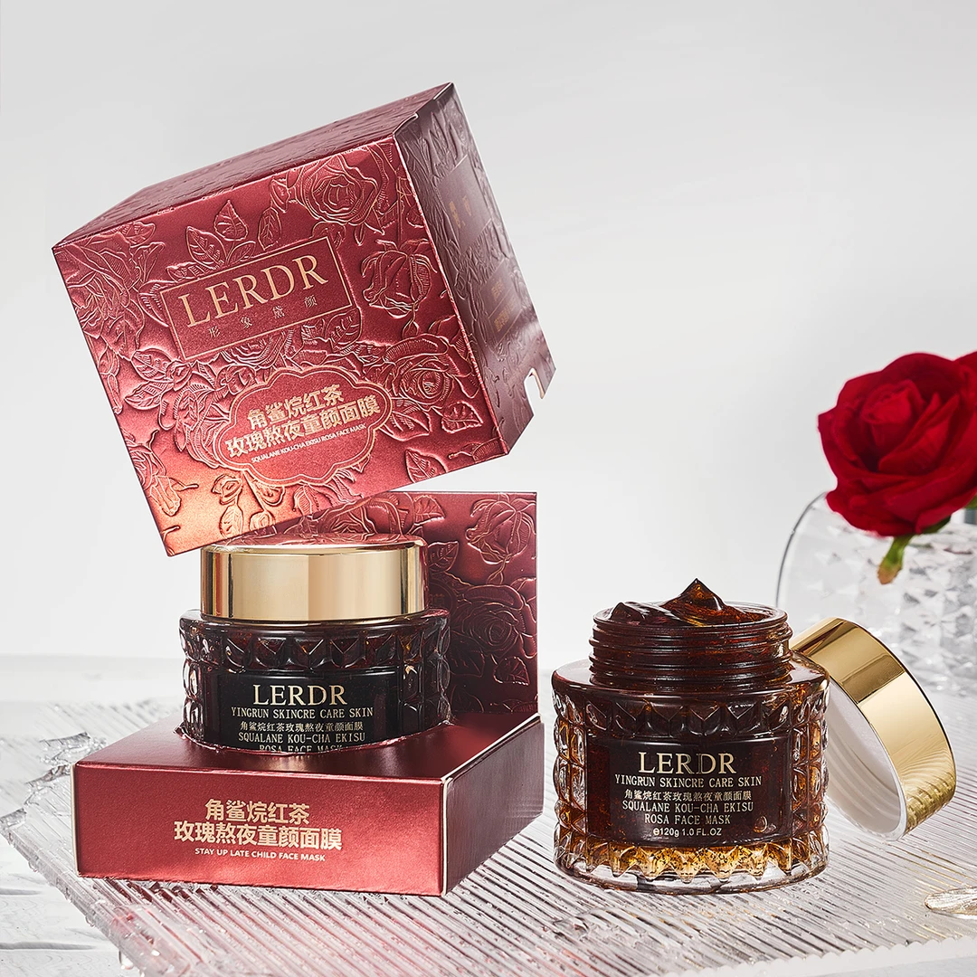 【宠粉福利】LERDR形象黛颜角鲨烷红茶玫瑰熬夜童颜面膜养肤舒缓