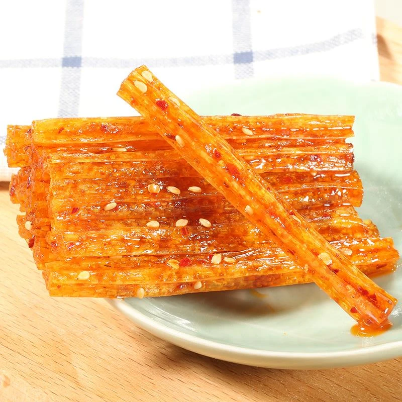 飞旺八宝里青丝辣条麻辣零食小吃湖南批发休闲食品怀旧味包