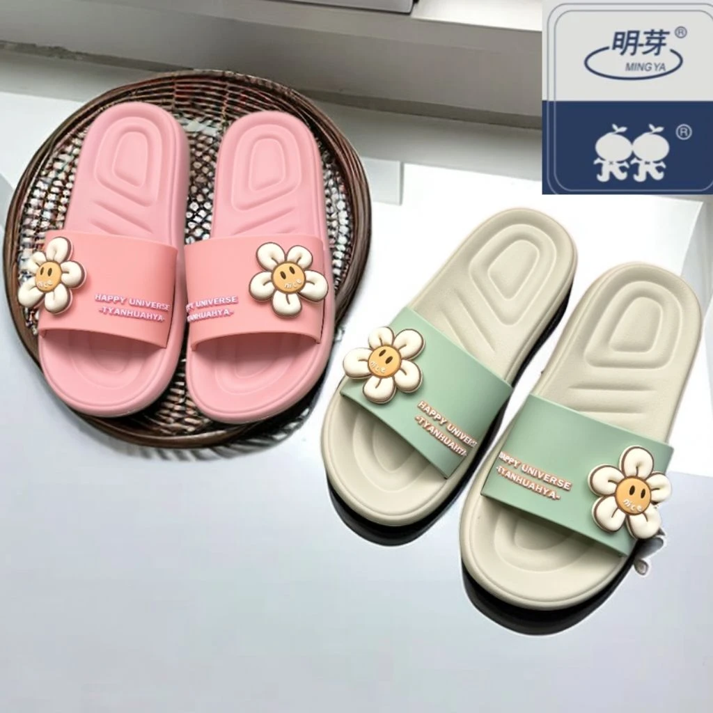 2024新款明芽凉拖鞋女生夏季eva防滑轻便可爱蝴蝶结情侣室内男士