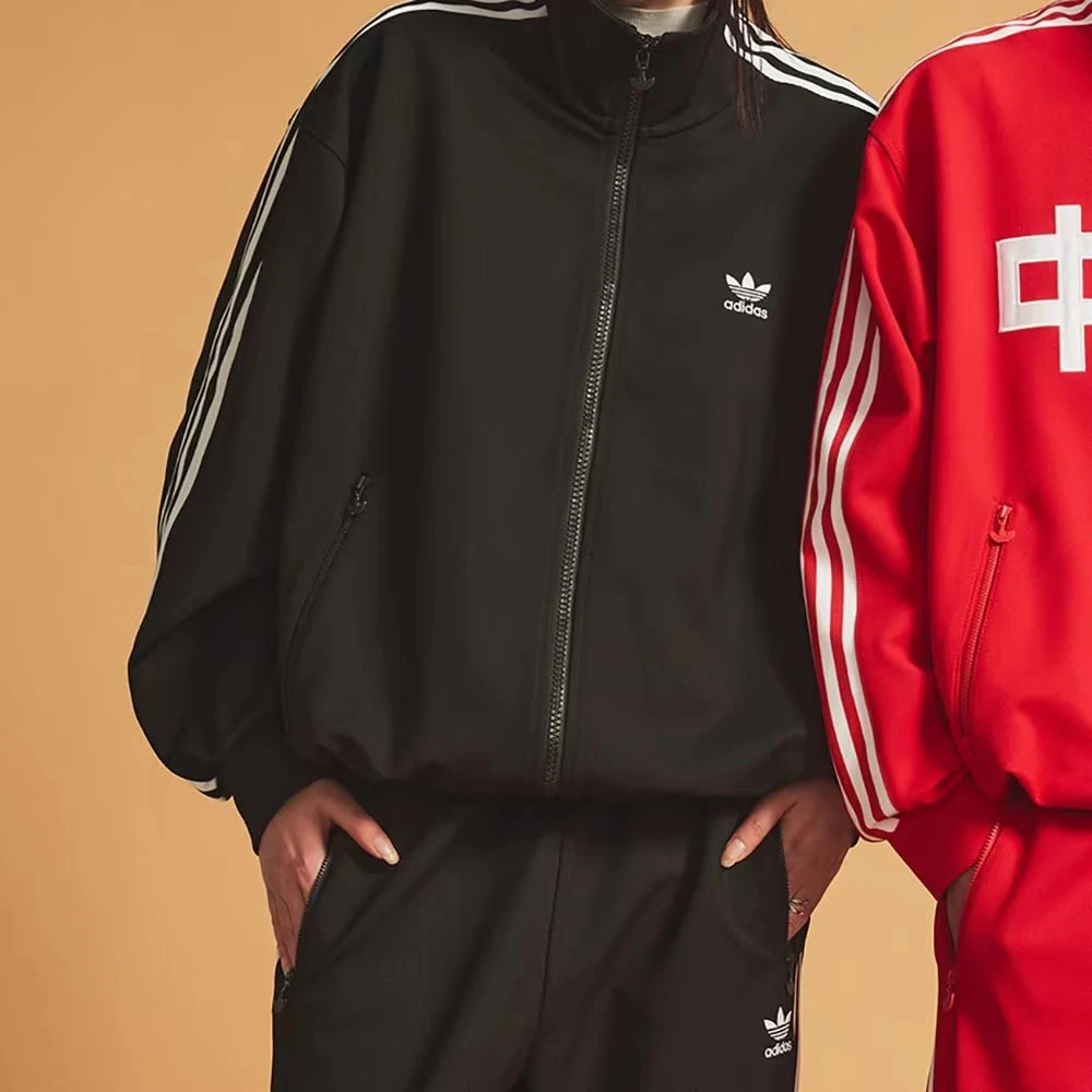 adidas/阿迪达斯【瑶海万达】男子宽松梭织潮流立领百搭外套/IR9306