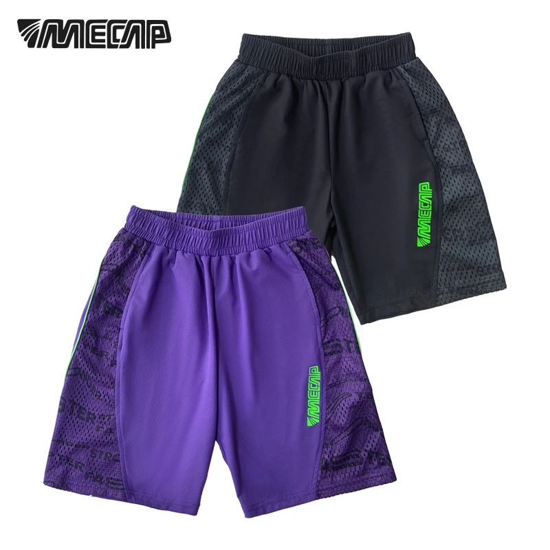 MECAP儿童夏季大网眼排汗透气舒爽运动短裤薄款宽松潮流速干