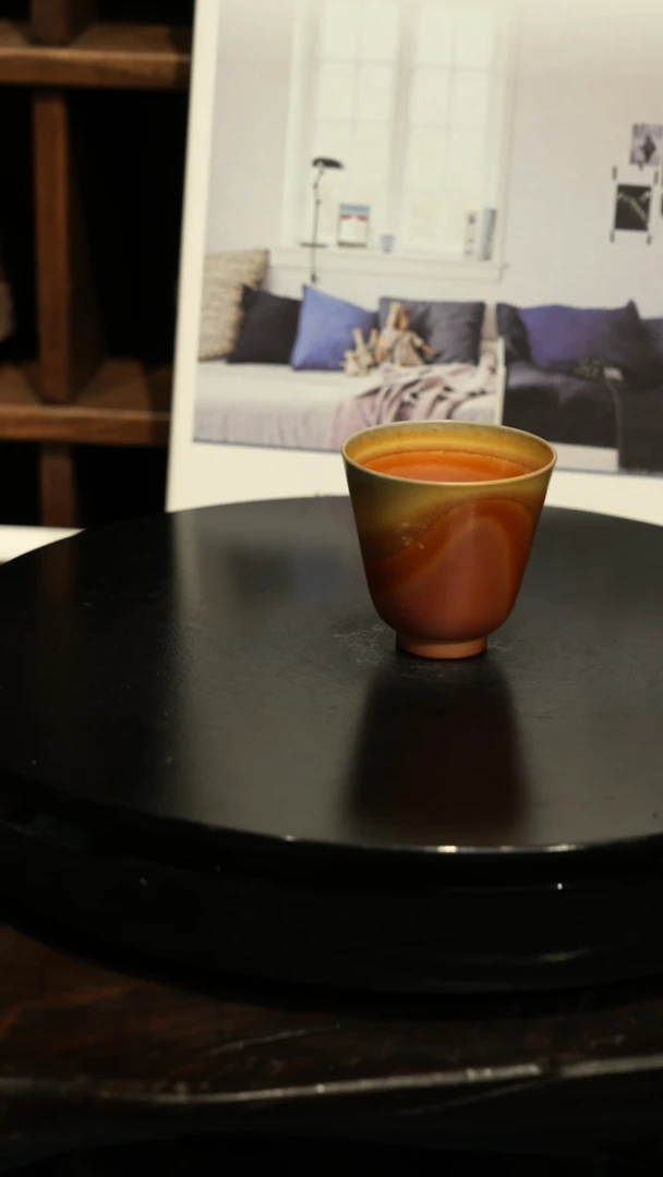 【闪购商品】杯82景德镇柴宝柴烧自然落灰器