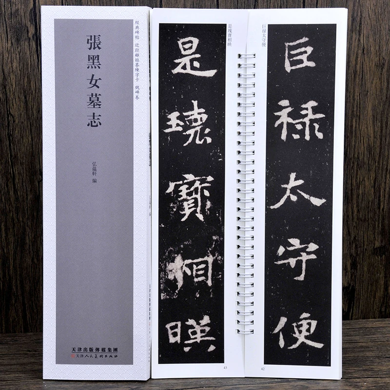 魏碑：张黑女墓志 近距离临摹练字卡 毛笔书法初学字帖 经典碑帖