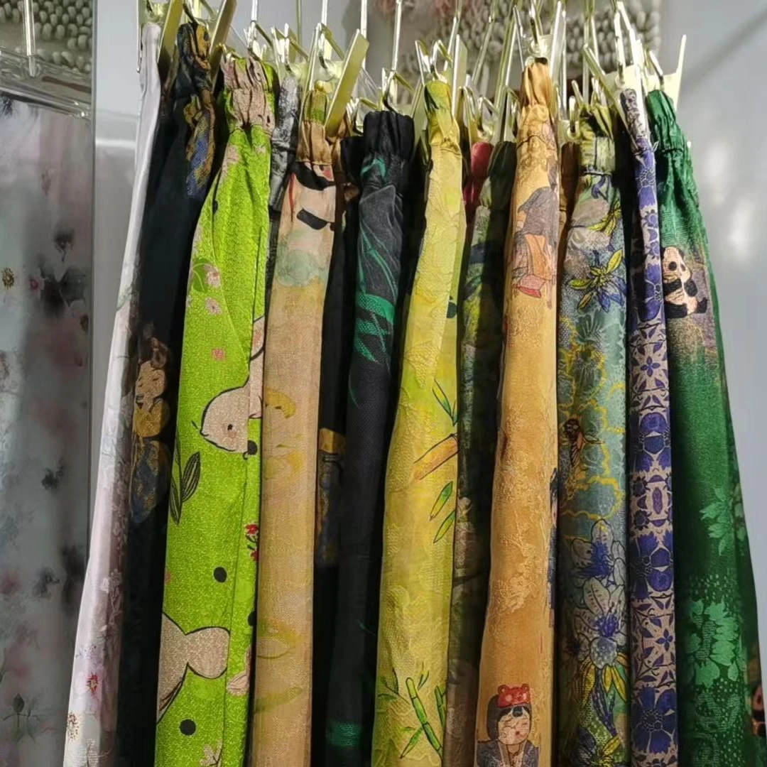 2024夏季精选香云纱半身裙-----260-260国风休闲半身裙