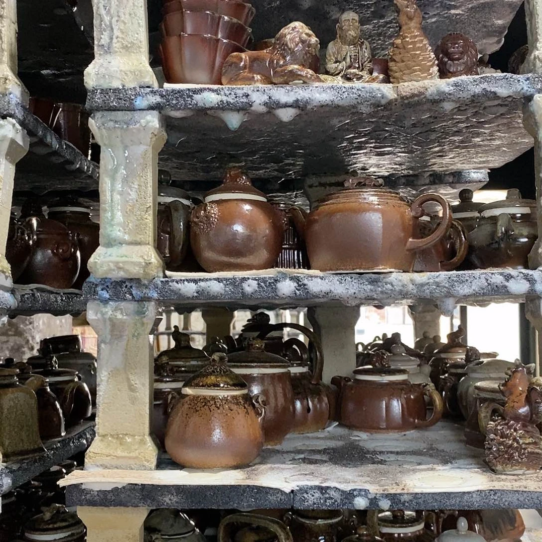 紫砂茶壶紫砂壶等文物古迹