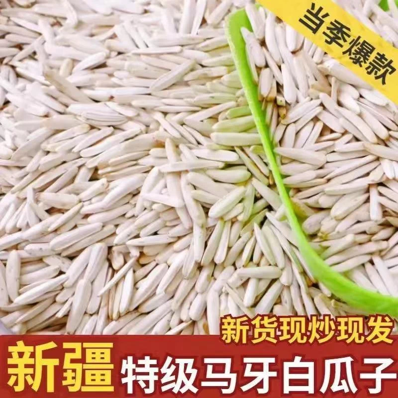 【小扬哥力荐】正宗新疆特级马牙瓜子细长瓜子葵花籽原味炒熟牙签