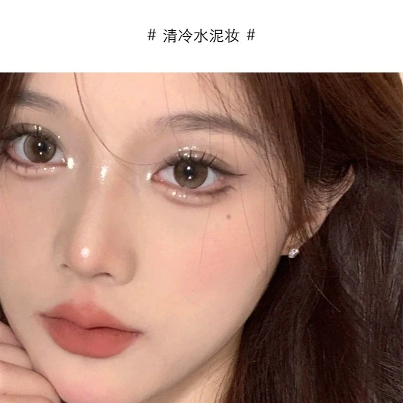 ROTO高颜值水泥盘12色眼影盘哑光大地色眼影珠纯欲光风高茶眼