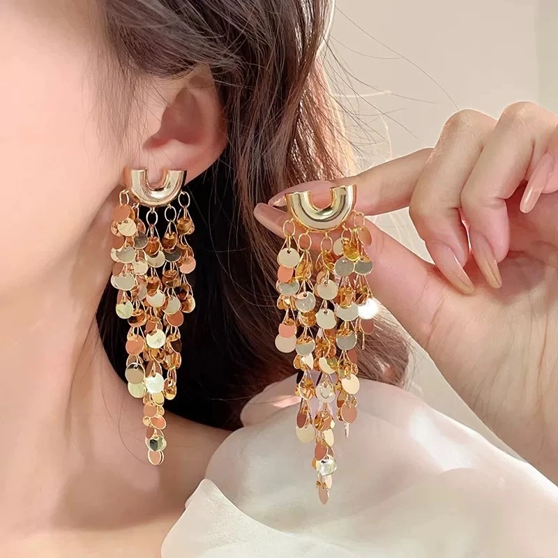 铜合金耳饰 铜合金重工轻奢耳环啵啵间一单一付