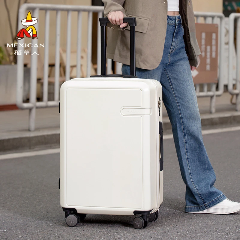 稻草人大容量行李箱女皮箱24拉杆箱旅行箱20寸登机箱子男密码箱子