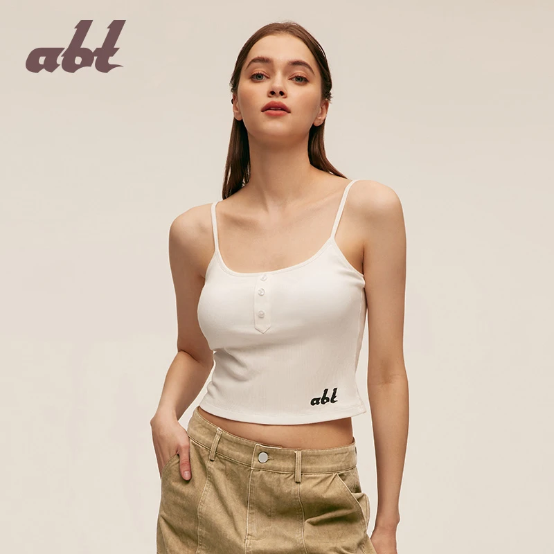 abt 明星私服张天爱同款复古吊带背心 abt2023056