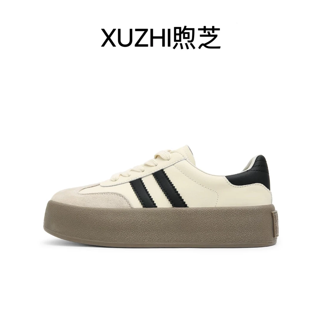 XUZHI煦芝 法式尤莱特德训2024秋季新品潮流韩版经典休闲板鞋7218
