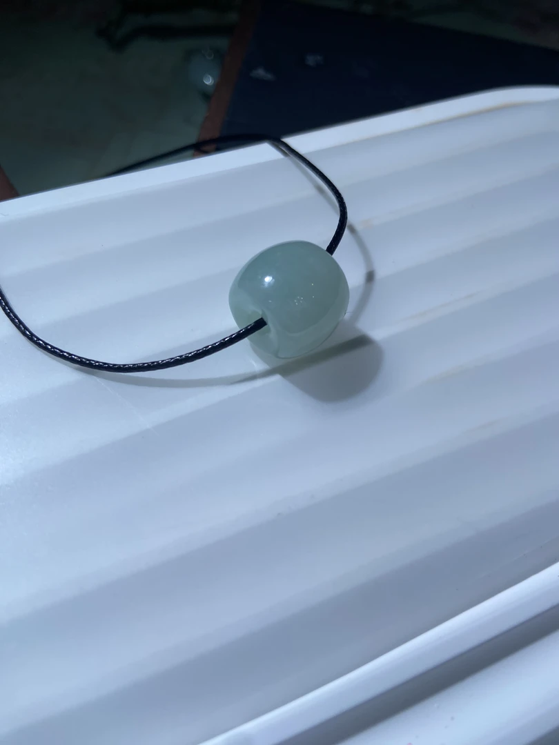 天然翡翠路路通吊坠，12.5*14.4,多样性发其一