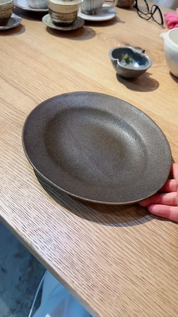 【闪购商品】盘【古谷】棕21椭圆盘*1个(随机)