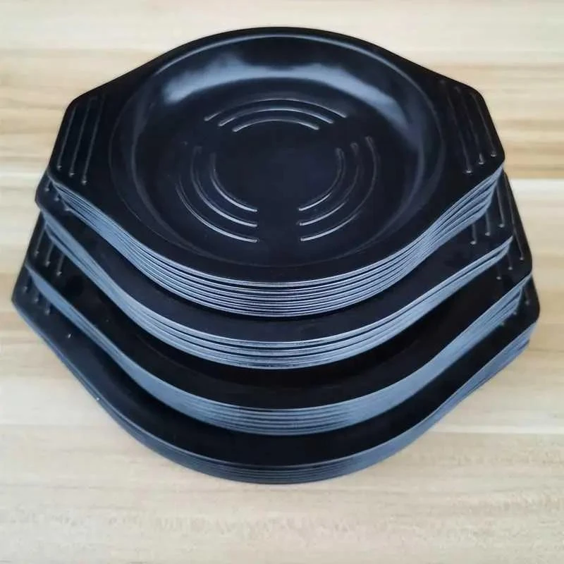 加厚商用耐高温砂锅托盘煲仔饭隔热垫底座锅黄焖鸡密胺餐桌小盘